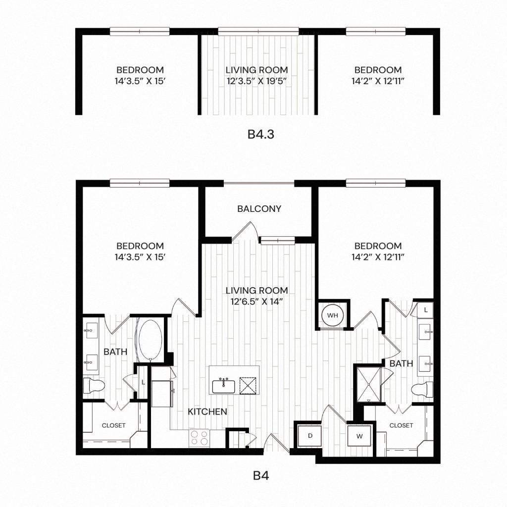 B4 floor plan